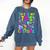 This Is My 70's Costume Nostalgia Mixtape Era 1970s Party Premium Tri-Blend Comfort Colors Sweatshirt Blue Jean