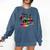80s 90s Hip Hop Nostalgia Retro Boombox Music Lovers Comfort Colors Sweatshirt Blue Jean