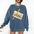 80's 90's Retro Music Party Costume Nostalgia Cassette Comfort Colors Sweatshirt Blue Jean