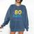 80s Nostalgia Retro Humor So Glad I Grew Up In The 80s Comfort Colors Sweatshirt Blue Jean