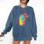 80s Nostalgia Soda Can Comfort Colors Sweatshirt Blue Jean