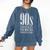 The 90s I'd Go Back For Five Minutes Nostalgia Quote Comfort Colors Sweatshirt Blue Jean