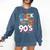 90's Nineties Nostalgia Costume Party Back To The 90s Comfort Colors Sweatshirt Blue Jean