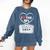 90s Nostalgia Cassette Heart Retro I Love The 90s Comfort Colors Sweatshirt Blue Jean
