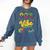 90s Nostalgia Retro Apparel 90'S Vibe Retro Comfort Colors Sweatshirt Blue Jean
