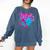 90's Vibe Retro Style Cassette Tape Nostalgia 1990s Party Comfort Colors Sweatshirt Blue Jean