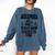 Abibliophobia Definition Book Reading Lover Fans Text Comfort Colors Sweatshirt Blue Jean