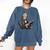 Alexander Hamilton Reading A Book Comfort Colors Sweatshirt Blue Jean