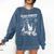 Alien Abduction UFO Lovers Comic Book Style Shirt Comfort Colors Sweatshirt Blue Jean
