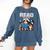 Animals Raccoon Reading Book Librarian Across America Kids Comfort Colors Sweatshirt Blue Jean