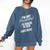 Audiobook Lover I’m Not Procrastinating Book Humor Comfort Colors Sweatshirt Blue Jean