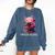 Axolotl Book Lover Librarian Reading Library Readers Comfort Colors Sweatshirt Blue Jean