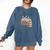 Barely Tolerable Book Lover Floral Quote Pride And Prejudice Comfort Colors Sweatshirt Blue Jean