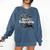 Barely Tolerable Shirt Floral Book Lover Quote Bookish Comfort Colors Sweatshirt Blue Jean