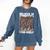Believe In Your-Shelf Bookworm Book Shelf Reader Comfort Colors Sweatshirt Blue Jean