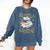Book Adventure Library Student Teacher Book Comfort Colors Sweatshirt Blue Jean
