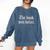 The Book Was Better Sarcastic Reader Statement Comfort Colors Sweatshirt Blue Jean