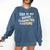 This Is My Book Character Costume Book Lover Groovy Comfort Colors Sweatshirt Blue Jean