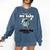 This Is My Book Character Costume Reading Book Lover Comfort Colors Sweatshirt Blue Jean