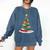 Book Christmas Tree Xmas Lights Book Lover Teacher Librarian Comfort Colors Sweatshirt Blue Jean Book Christmas Tree Xmas Lights Book Lover Teacher Librarian Comfort Colors Sweatshirt Blue Jean