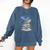A Book A Day Keeps Reality Away Premium Tri-Blend Comfort Colors Sweatshirt Blue Jean
