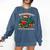 Book Dragon Christmas Reading For Fantasy Lovers Comfort Colors Sweatshirt Blue Jean