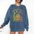 Book Dragon Not Book Worm Premium Comfort Colors Sweatshirt Blue Jean