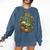 Book Dragon Reading Books Bookworm Fantasy Comfort Colors Sweatshirt Blue Jean