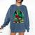 Book Dragon Reading Books Comfort Colors Sweatshirt Blue Jean