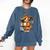 Book Dragon Reading Book Lover Comfort Colors Sweatshirt Blue Jean