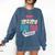 Book Fair Queen Comfort Colors Sweatshirt Blue Jean
