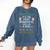 Book Lover Christmas Reader Ugly Sweater Tee Xmas New Year Comfort Colors Sweatshirt Blue Jean