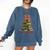 Book Lover Christmas Tree I Have No Shelf Control Comfort Colors Sweatshirt Blue Jean