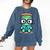 Book Lover Frankenstein's Monster With Reading Glasses Comfort Colors Sweatshirt Blue Jean Book Lover Frankenstein's Monster With Reading Glasses Comfort Colors Sweatshirt Blue Jean