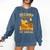 Book Lover Moth Mothman Book Club Reading Into Shadows Comfort Colors Sweatshirt Blue Jean