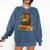 Book Lover Owl Reading Bookish Library Read Books Be Kind Comfort Colors Sweatshirt Blue Jean