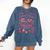 Book Lover Read Your Heart Out Teacher Valentines Comfort Colors Sweatshirt Blue Jean