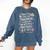 Book Lover Tomorrow Quote Anne Shirley Comfort Colors Sweatshirt Blue Jean