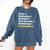 The Book Of Mormon Musical Characters Comfort Colors Sweatshirt Blue Jean