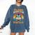 Book And Pajamas Reading Bedtime Comfort Colors Sweatshirt Blue Jean