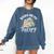 Book Are My Therapy Aesthetic Bookish Reading Comfort Colors Sweatshirt Blue Jean