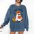 Book Worm Halloween Costume For Book Lovers Comfort Colors Sweatshirt Blue Jean