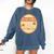 Booked & Unbothered Book Lover Tee Comfort Colors Sweatshirt Blue Jean