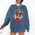 All Booked For Christmas Dragon Comfort Colors Sweatshirt Blue Jean