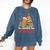 All Booked For Christmas Gingerbread Christmas Tree Book Kid Comfort Colors Sweatshirt Blue Jean