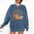 All Booked For Fall Books Coffee Fall Leaves Pumpkins Autumn Comfort Colors Sweatshirt Blue Jean