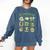 ALL Booked For St Patricks Day Bookish Leprechaun Bookworm Comfort Colors Sweatshirt Blue Jean