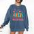 All Booked For Valentines Book Lover Valentine's Day Comfort Colors Sweatshirt Blue Jean