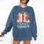 All Booked For Valentines Book Lovers Hearts Comfort Colors Sweatshirt Blue Jean