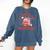 All Booked For Valentines Bow Heart Book Lover Valentine Day Comfort Colors Sweatshirt Blue Jean